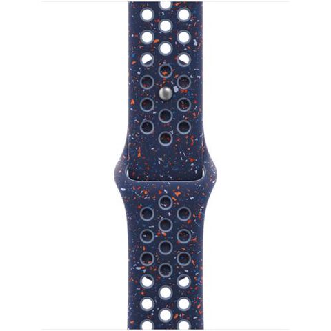 Curea Smartwatch Apple MGA84ZM/A pentru Watch 40mm, Nike Sport Band, M/L (Albastru)