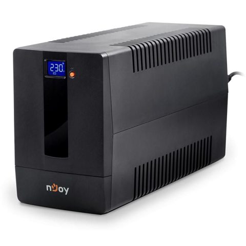 UPS nJoy Horus Plus 1000, 1000VA/600W, LCD tactil, 4 Prize Schuko cu Protectie, RJ11