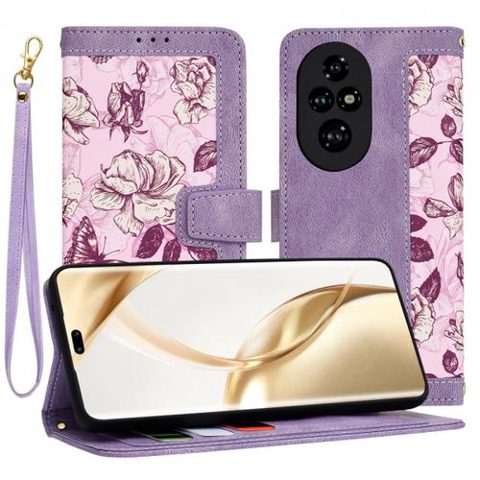 Husa pentru Honor 200 Pro, Techsuit, FlipCraft, Mov