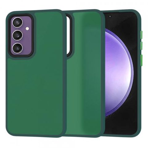 Husa pentru Samsung Galaxy S23 FE S711, Techsuit, HaloFrost, Verde