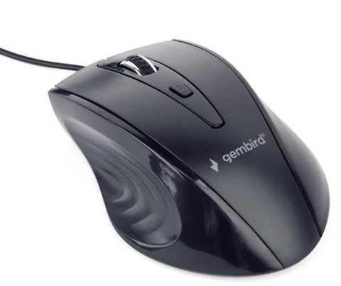 Mouse Gembird MUS-4B-02, 1200 DPI, Optic (Negru)